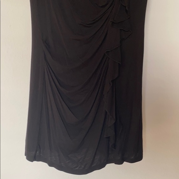 White House Black Market Soft Ruffle Dress S - Picture 3 of 6